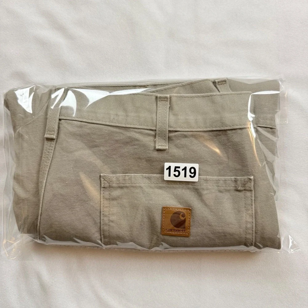 Carhartt B11-DES Original Dungaree‎ Fit Canvas Work Pants Desert Tan 35x30 EUC
